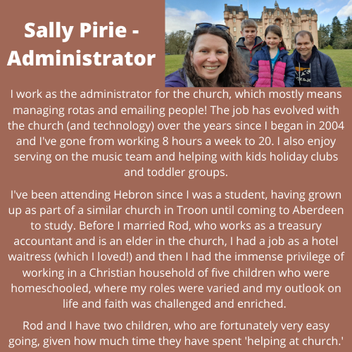 staff bios - Sally
